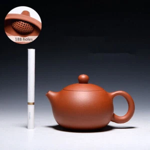 Olla pequeña xishi de 120 ml marcada 188 agujeros tetera yixing zisha zhu olla de arcilla juego de té - Imagen 1 de 19