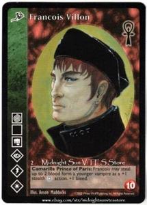 Francois Villon Toreador Camarilla Edition V:TES VTES Vampire CCG - Picture 1 of 1