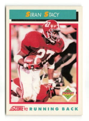 1992 SCORE SIRAN STACY #477 PHILADELPHIA EAGLES - Image 1 of 2