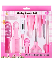 10 Pcs Portable Newborn Baby Grooming Tool Kits Nail Care Set Cutter Nose Clean - Picture 1 of 11