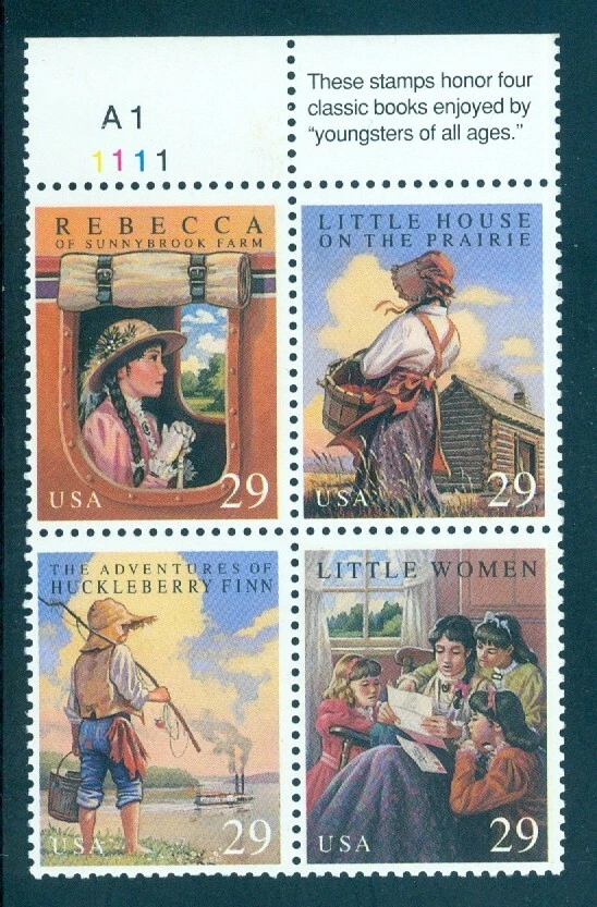 US 2785-2788 Classic Books, Plate Block/4, #A11111, Mint NH - Image 1 of 1