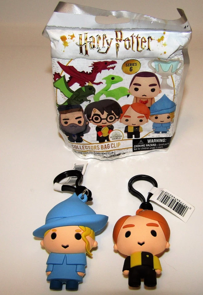 Disney Bag Clip Harry Potter Series 6 Bundle of (2) Cedric & Fluer - Image 1 of 1