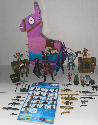 Epic Games McFarlane Toys Fortnight  Lot Of Action Figures & Rare Accessories 4” Cover