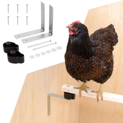 Milbensperre für Hühnerstange, Milbenfalle gegen rote Vogelmilbe, Milbenschutz - Bild 1 von 4