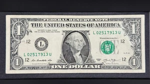 2013 $1 San Francisco "Fort Worth" U.S. Banknote FRN Block L/U Fr.# 3001-L SP131 - Picture 1 of 2