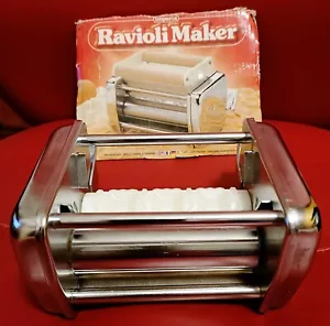 MACCHINA RAVIOLI IMPERIA MAKER PASTA 3 DA CM 3 X 3 RAVIOLO SENZA TRAMOGGIA - Foto 1 di 1