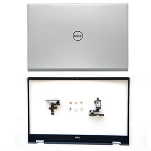 New For Dell Inspiron 14 5401 5402 5405 Lcd Back Cover + Bezel + Hinges 0WK1KG - Picture 1 of 5