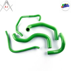 For Kawasaki Ninja ZX6R ZX 600 1998-2002 Silicone Radiator Coolant Hose Green - Picture 1 of 7