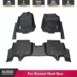 AUSGO 7D Injection Floor Mats for Ford Everest 2022-Onwards | Door Sill Coverage - Picture 1 of 11