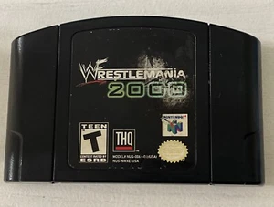 WWF Wrestlemania 2000 (NES 64, 1999) Nintendo 64 - Authentic, Tested & Working - Picture 1 of 4