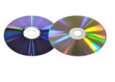 10 Ritek Shiny Silver Blank DVD-R 16x 120min 4.7GB Discs Thermal Printable - Image 1 of 2