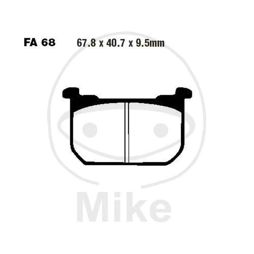 PASTIGLIE FRENO SINTER HH EBC 732.85.29 FOR KAWASAKI 550 Z LTD 1980-1982 Foto 1 de 1