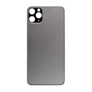 Für iPhone 11 Pro - Rückseite Glas Rückseite Abdeckung - großes Loch - tiefgrau - kein Logo - Bild 1 von 2