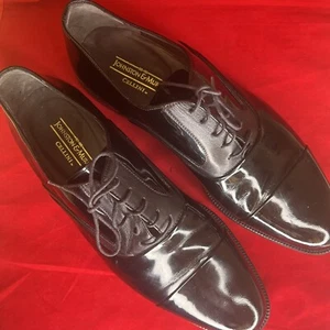 Johnson & Murphy Cellini Oxford Cap Toe Italian Formal Tux’s Leather Shoe 11.5 M - Picture 1 of 13