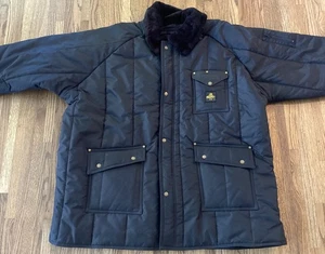 Neu Vintage RefrigiWear Herren Iron-Tuff Thermo Workwear Jacke schwarz Größe 5XL - Bild 1 von 13