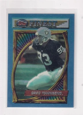 1994 Topps Finest # 65 Greg Townsend Nice Card - Image 1 of 2