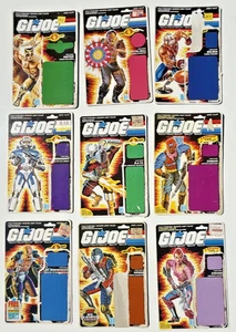 G.I. Joe Original Full Card Back Lot of 9 ARAH Cobra - Bild 1 von 2