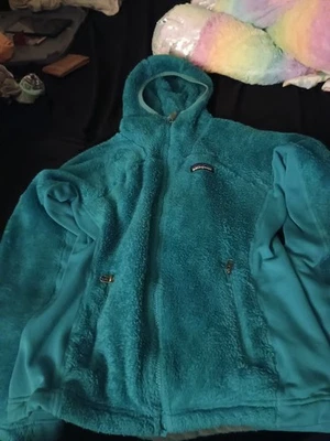 Patagonia R3 Mujer Cremallera Completa Polertec Sudadera con Capucha Alta Loft Talla Pequeña Chaqueta Polar Foto 1 de 4