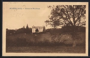 CPA St-Léon /Allier, Château de Marcellange 1933 - Picture 1 of 2