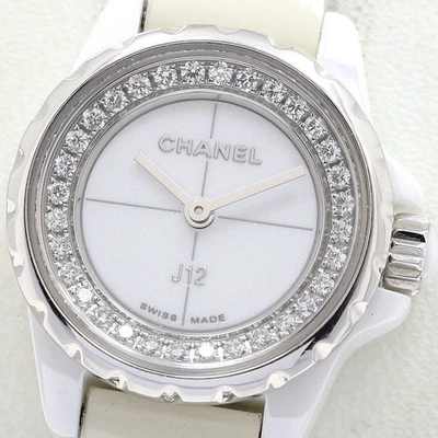 CHANEL J12 XS H4664 White Ceramic Diamond white Dial Quartz Ladies Watch_914003 - Image 1 of 4