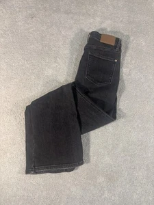 Judy Blue Jeans Size 3/26 Black Wash Gray Straight Leg Denim High Rise - Picture 1 of 10