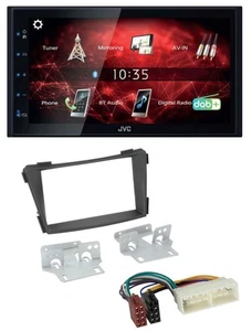 JVC DAB USB Bluetooth 2DIN MP3 Autoradio für Hyundai i40 Typ VF ab 2016 schwarz - Bild 1 von 5