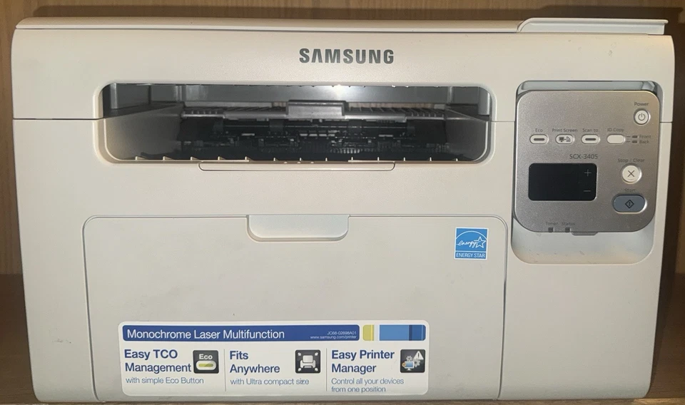 Samsung SCX-3405W Laserdrucker, WLAN. klein, leicht und schnell. Mit CD - Bild 1 von 2
