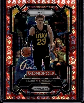 2023-24 Panini Prizm Monopoly #85 Lauri Markkanen Free Parking - Image 1 of 2