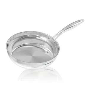 – 8 Inch / 20 cm Stainless Steel Frying Pan, Tri-Ply Stainless Steel Construc... - Picture 1 of 9