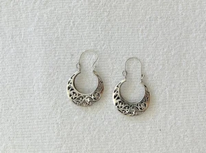 Ohrringe Halbmond Silber 925 Schmuck - Bild 1 von 3