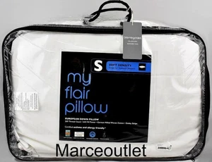 Department Store My Flair Soft Density STANDARD European Down Pillow SET OF TWO - Picture 1 of 5