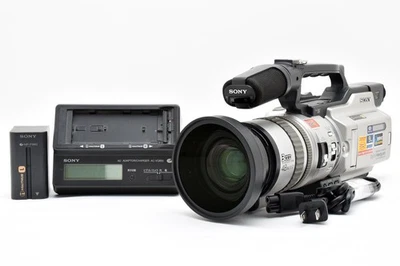 【PRESQUE COMME NEUF】Sony DCR-VX2000 Caméscope Argent 3CCD Mini DV Numérique... - Photo 1/4