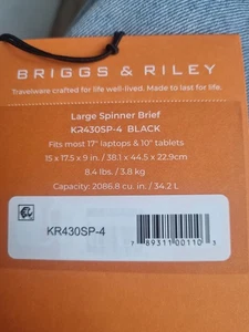 Briggs And Riley Case Black - Picture 1 of 6