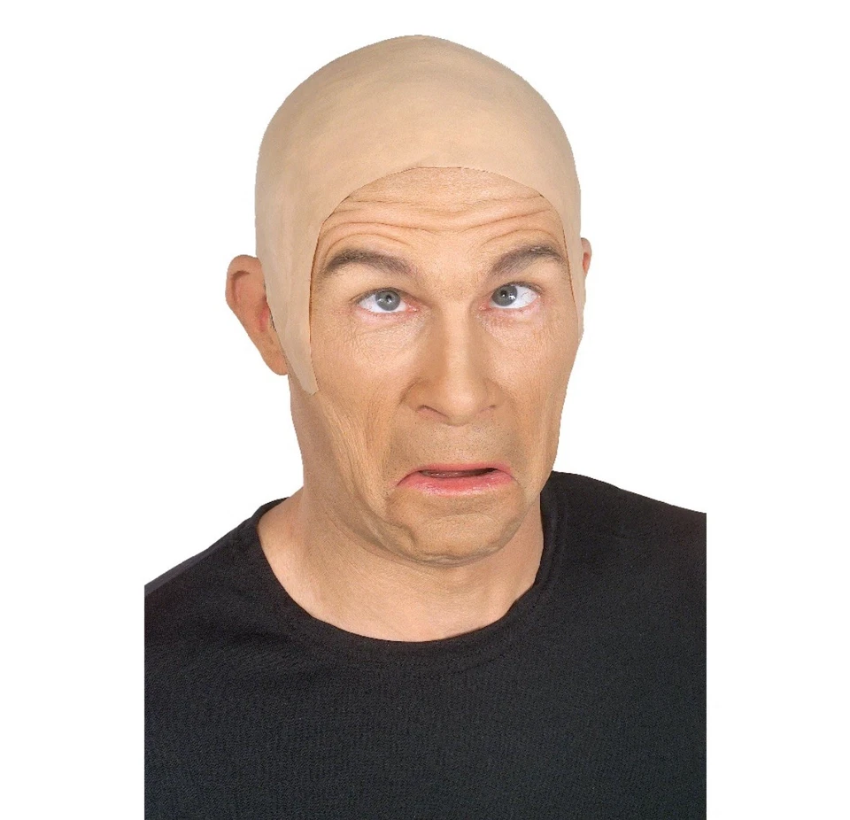 Bald Head Cap Latex Flesh Skin Skinhead Walter White Clown Mens Costume Adult - Image 1 of 1