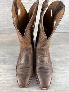 Ariat Heritage Roughstock Leder Westernstiefel Herren Rodeo Boot 11 D WEITE 34824 - Bild 1 von 17