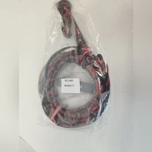 Indiana Style Leather Bull Whip 8ft Red/Black NWT - Picture 1 of 12