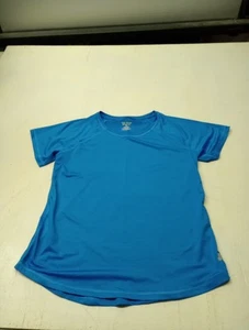 Tek Gear Women's Workout Gear M Athletic Short Sleeve Shirt Blue - Picture 1 of 5