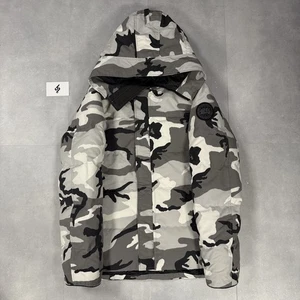 Canada Goose Mac Millan Parka Snow Camo - Size Large - USED 9.5/10 Conditon Rare - Picture 1 of 8