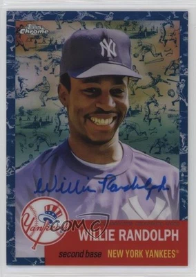 2022 Topps Chrome Platinum Anniversary /99 Willie Randolph #CPA-WR Auto - Image 1 of 2