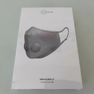 NEW Airinum Urban Air Mask 2.0 Quartz Grey Size M - Picture 1 of 4