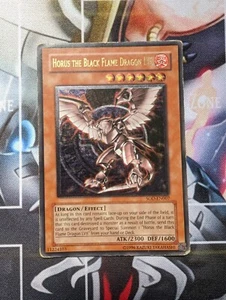 Horus the Black Flame Dragon LV6 SOD-EN007 Ultimate Rare Yu-Gi-Oh! - Picture 1 of 12