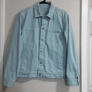 Bonobos men's denim jacket green XS casual spring button down office y2k retro - Picture 1 of 6