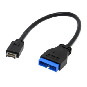 USB 3.1 Type-E Male to USB 3.0 20 Pin Female Extension Cable Adapter For ASUS - Picture 1 of 5