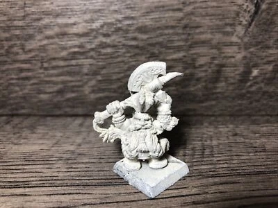 DRAGON SLAYER 1993 Marauder Dwarf Lord OOP/RARE Warhammer Army Dwarfs/Dwarves  - Image 1 of 4