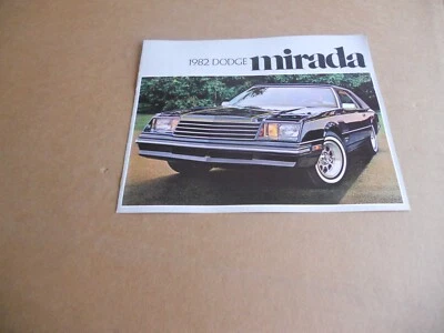 NOS Original 1982 Dodge Mirada Sales Brochure - Изображение 1 из 4