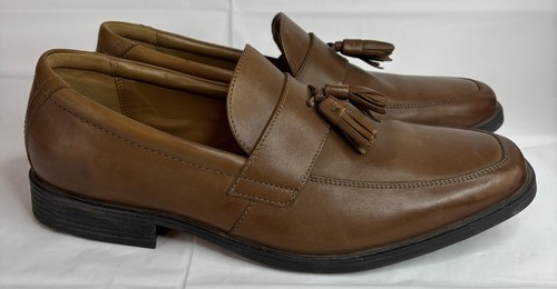 Mocassino da uomo Clarks Comfort Collection Ultimate con nappa taglia 9 5 15770 marrone