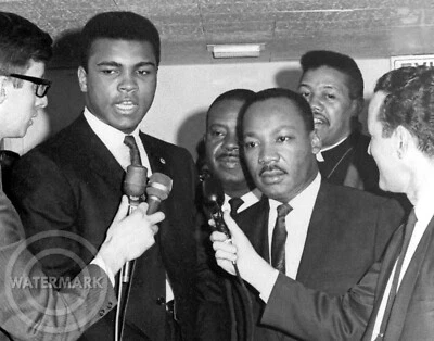 MUHAMMAD ALI & Martin Luther King Jr. MLK Photo Picture 8x10 11x14 or 16x20 (M9) - Image 1 of 4
