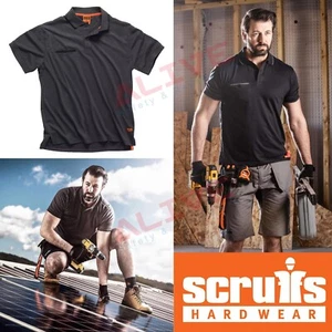 Scruffs Worker Polo Shirt Short Sleeve Work wear Work Top Men's T-Shirt M - XXL - Picture 1 of 11