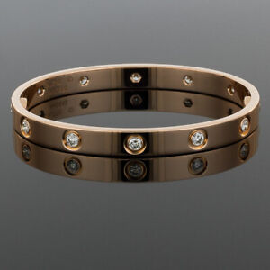 cartier love bracelet with diamonds ebay