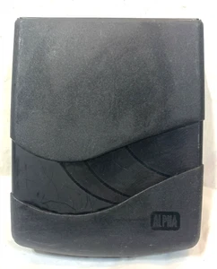 Alpha Black Hard Shell Plastic Case CD/ DVD Media Case Holds 12 Discs - Picture 1 of 4